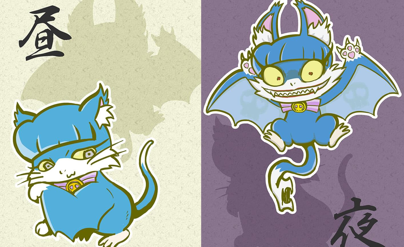 絶対輪廻退夢ちゃん擬獣化企画イラストのサムネイル